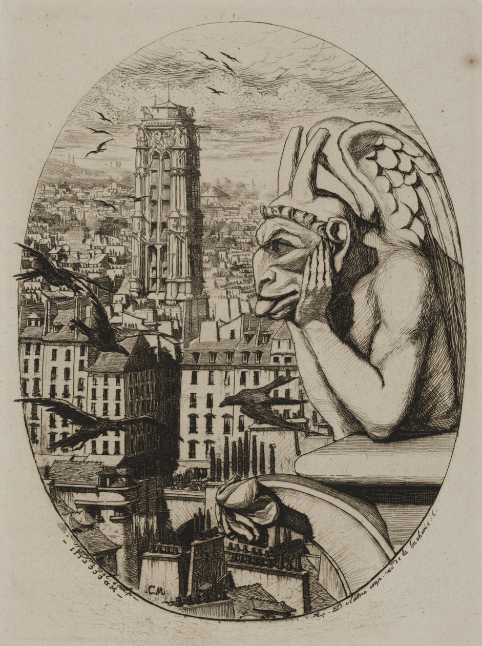 Gargoylen av Charles Meryon