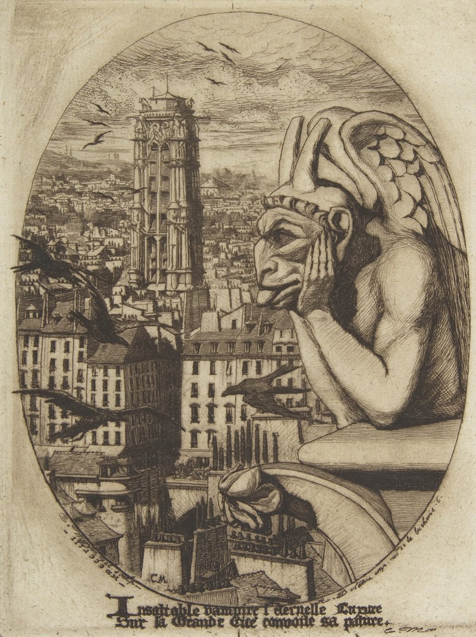 Vampyren, 1853. av Charles Meryon