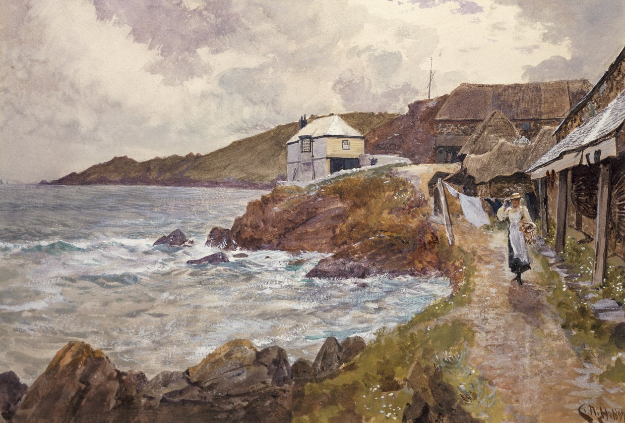 Kystscene av Charles Napier Hemy