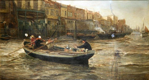 Endelig hjemme! av Charles Napier Hemy