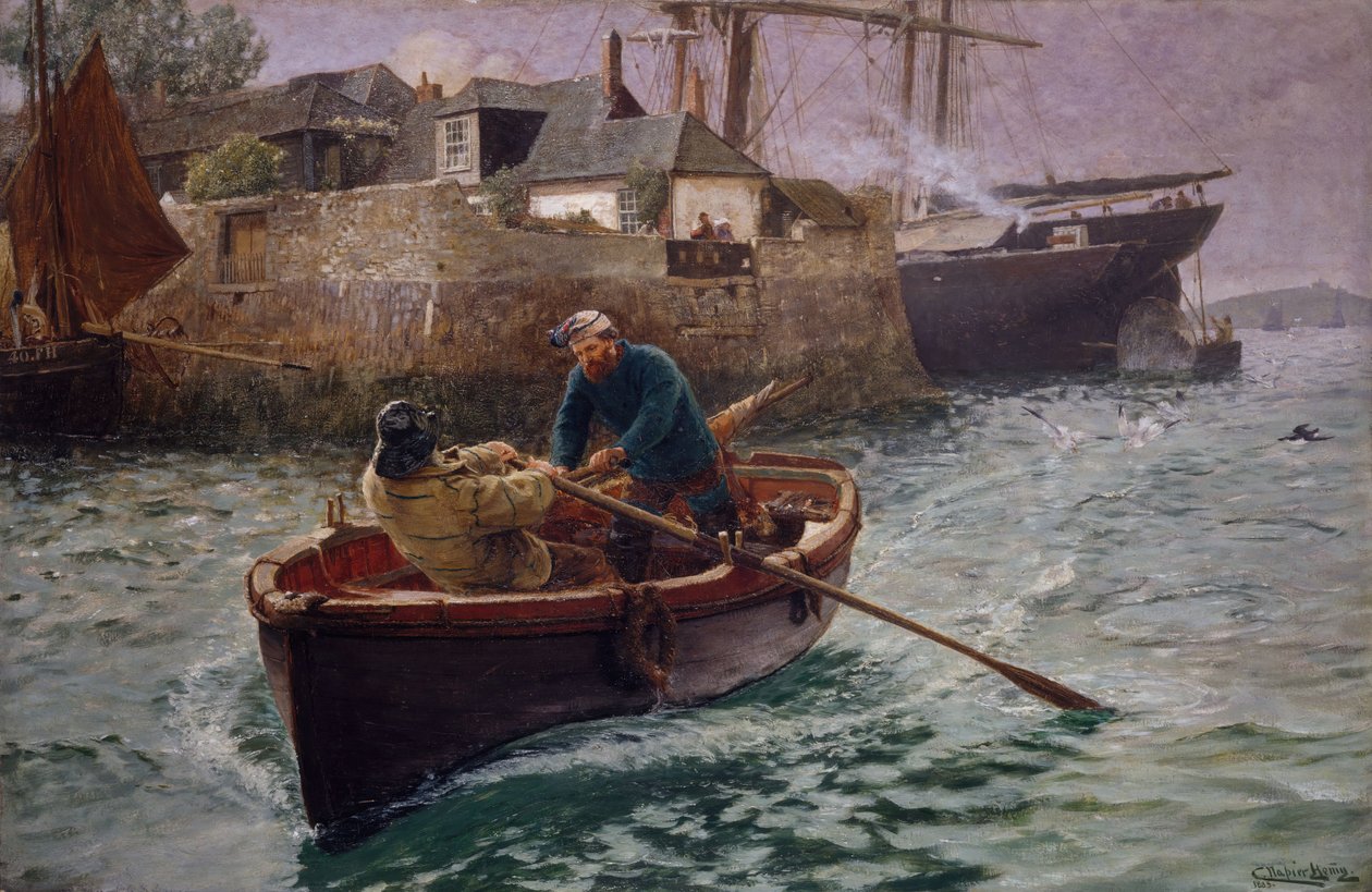 Hjemover, 1885. av Charles Napier Hemy