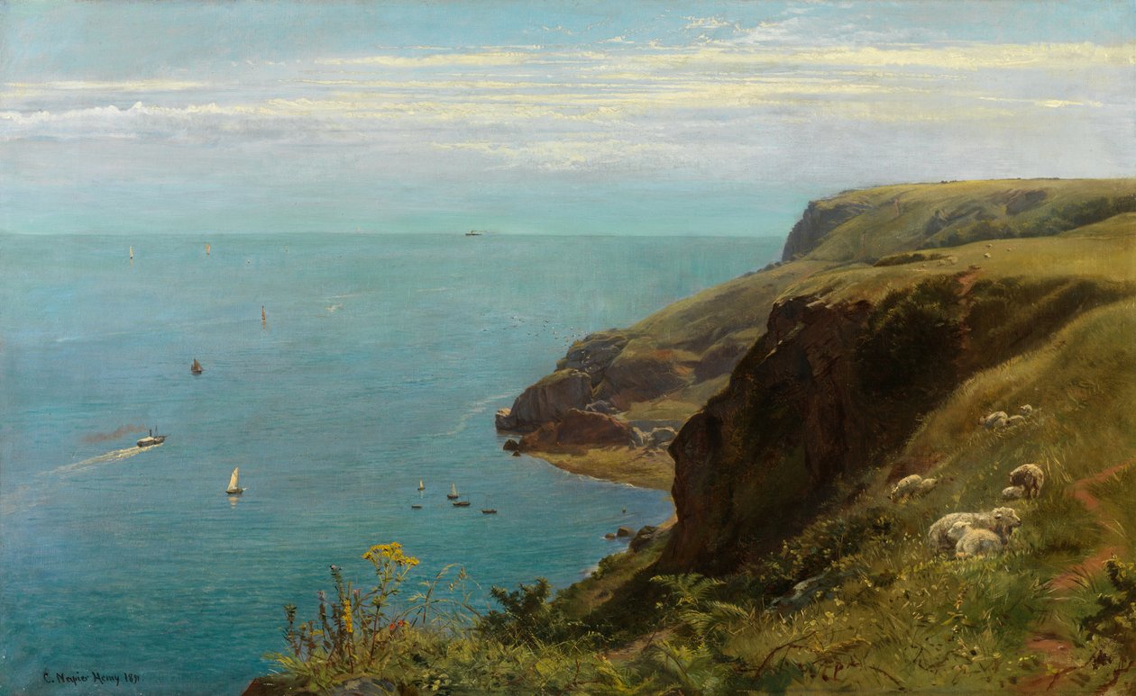 Sea Coast, Torquay av Charles Napier Hemy