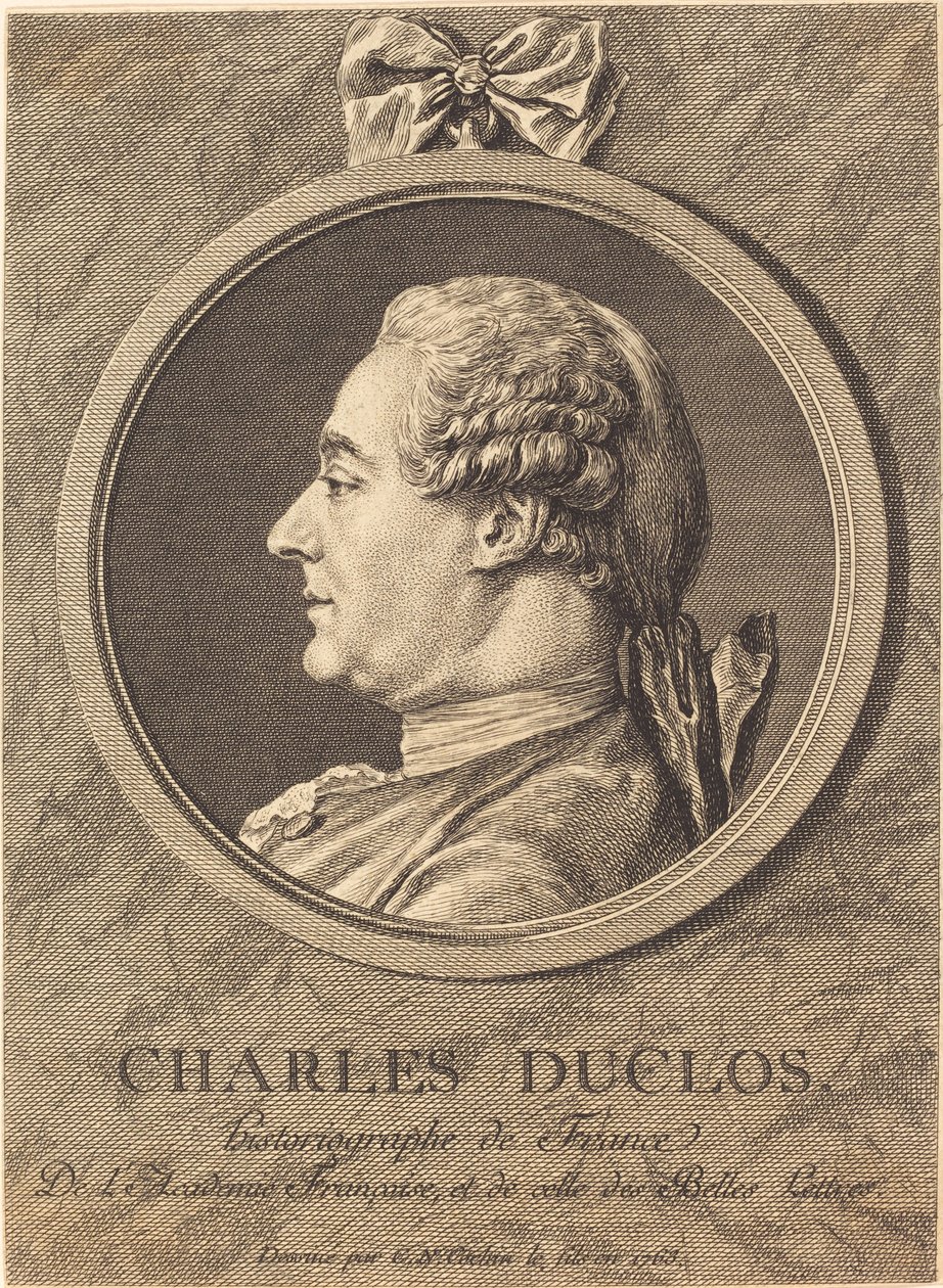 Charles Duclos av Charles Nicolas Cochin II