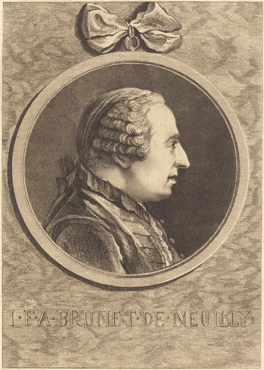 HVIS EN. Brunet de Neuilly av Charles Nicolas Cochin II
