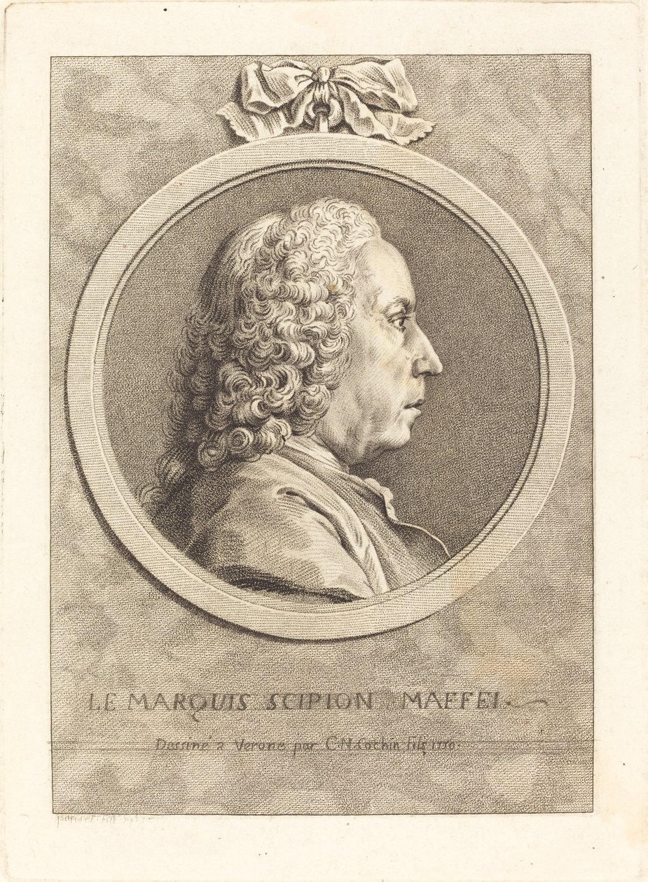 Markis Scipio Maffei av Charles Nicolas Cochin II