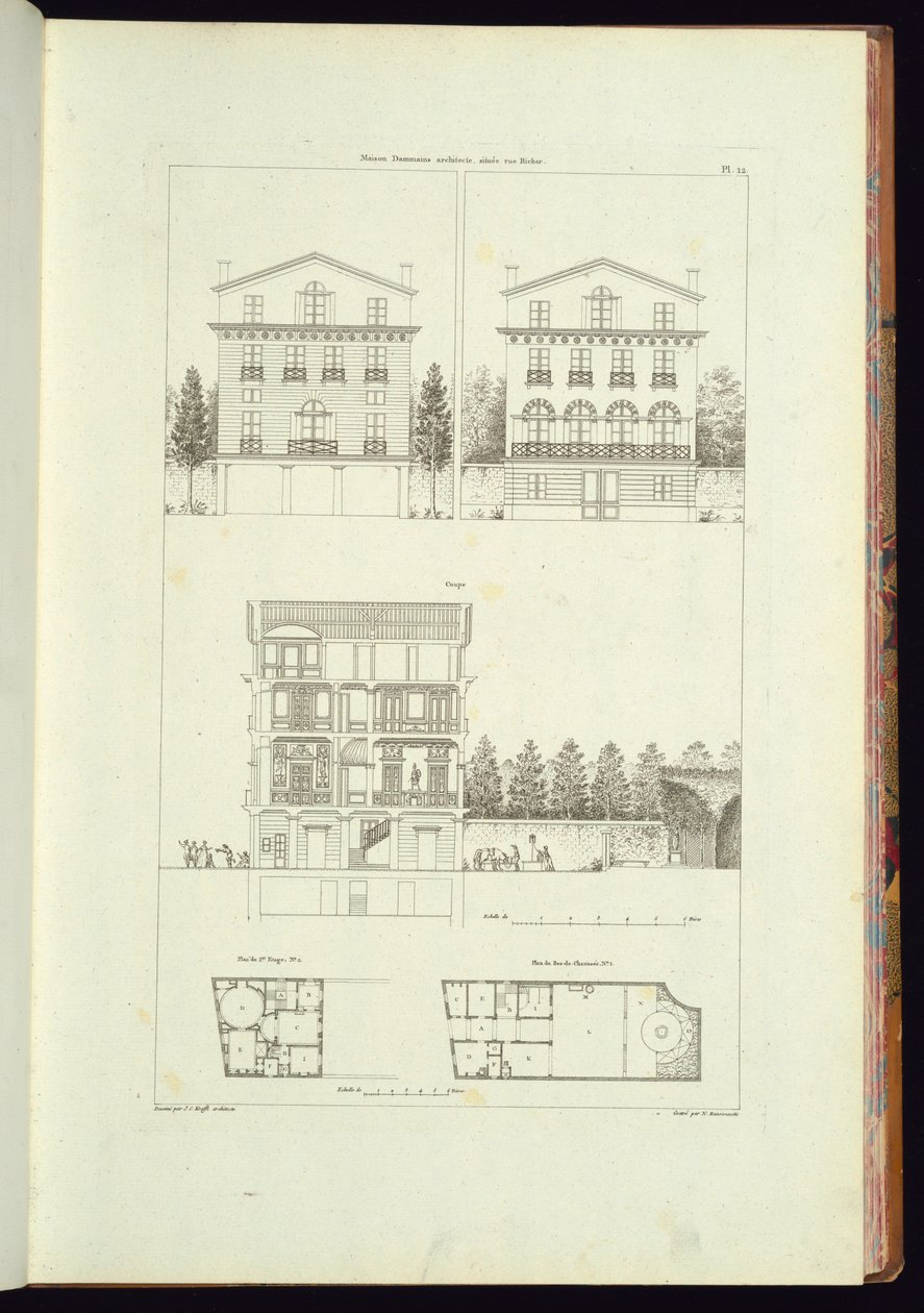 Innbundet utskrift (Frankrike) av Charles Nicolas Ransonnette