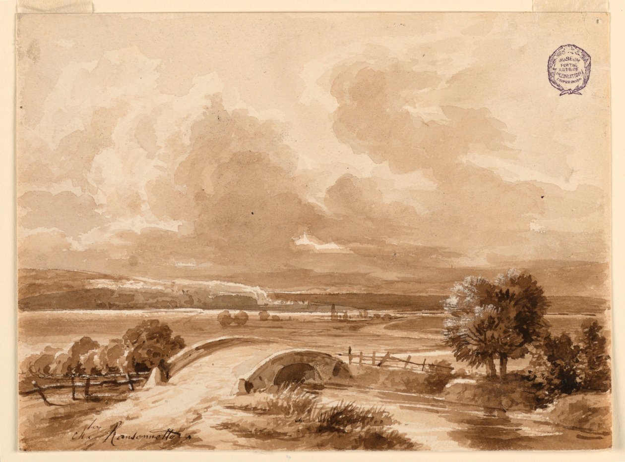 Landskap av Charles Nicolas Ransonnette