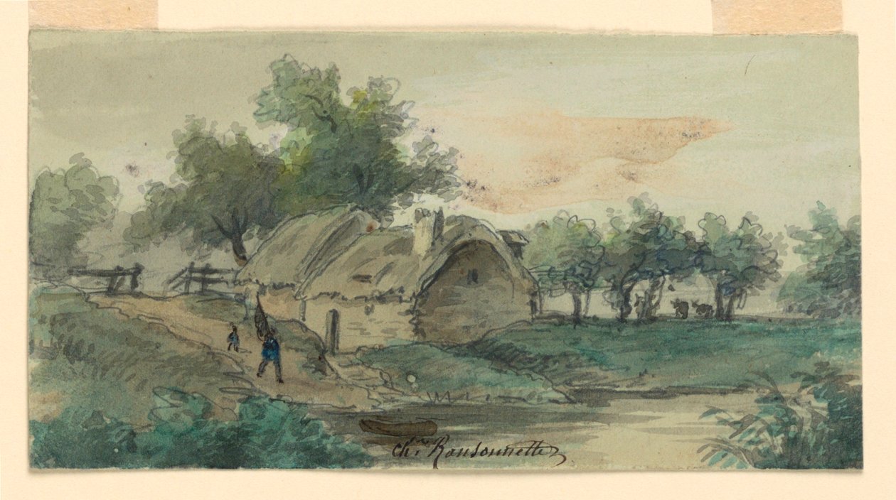 Landskap av Charles Nicolas Ransonnette