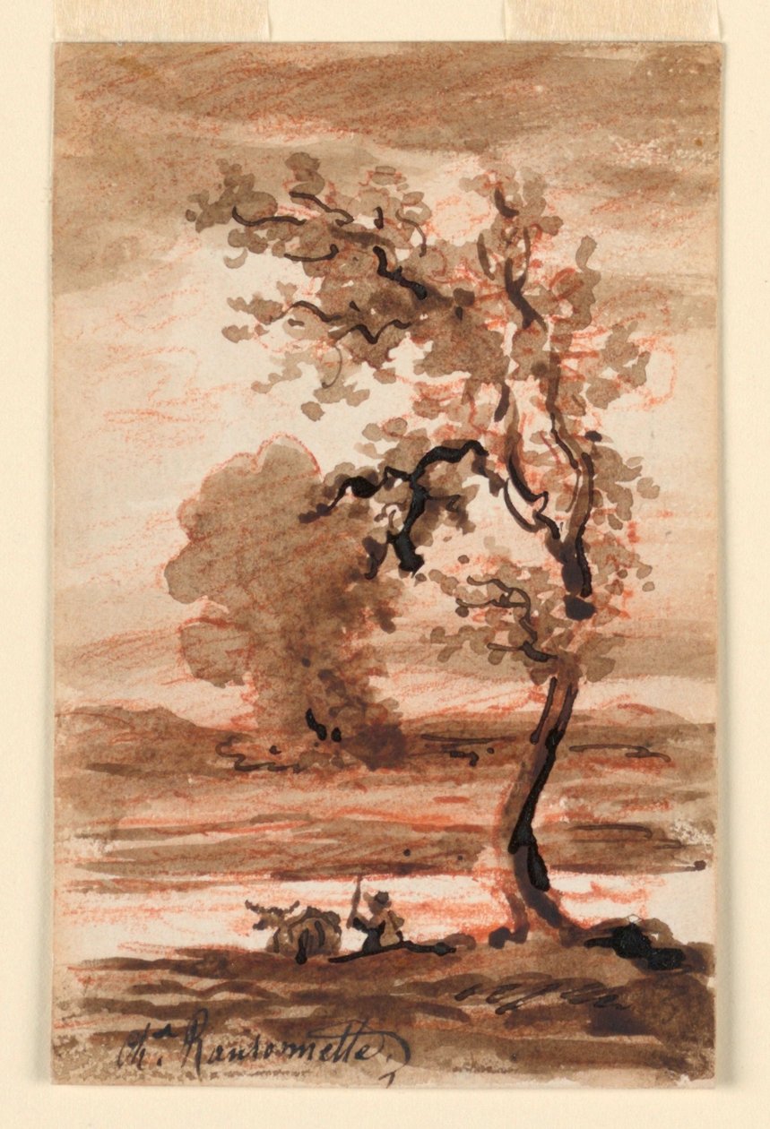 Landskap av Charles Nicolas Ransonnette