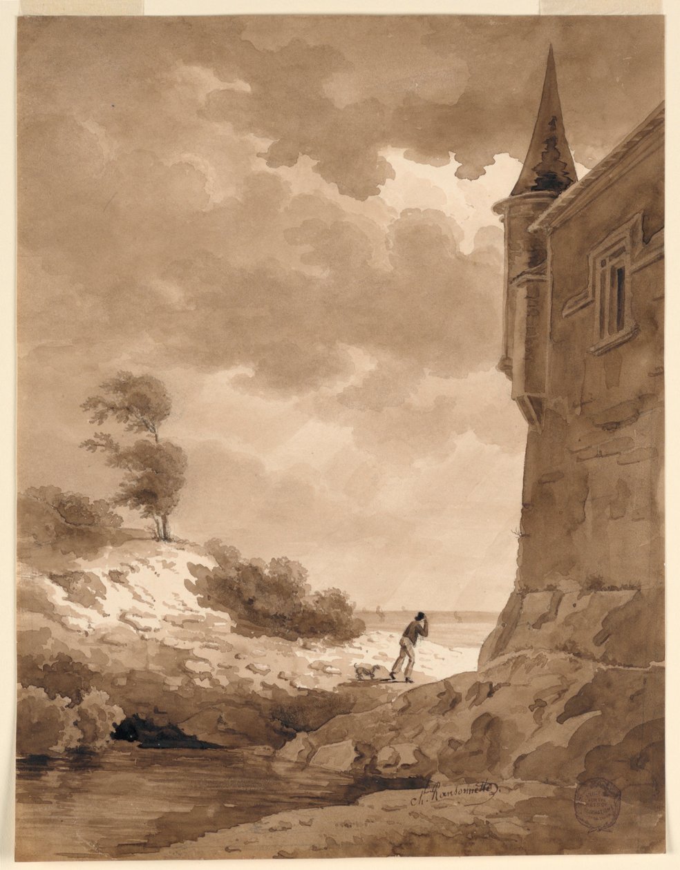 På kysten av Charles Nicolas Ransonnette