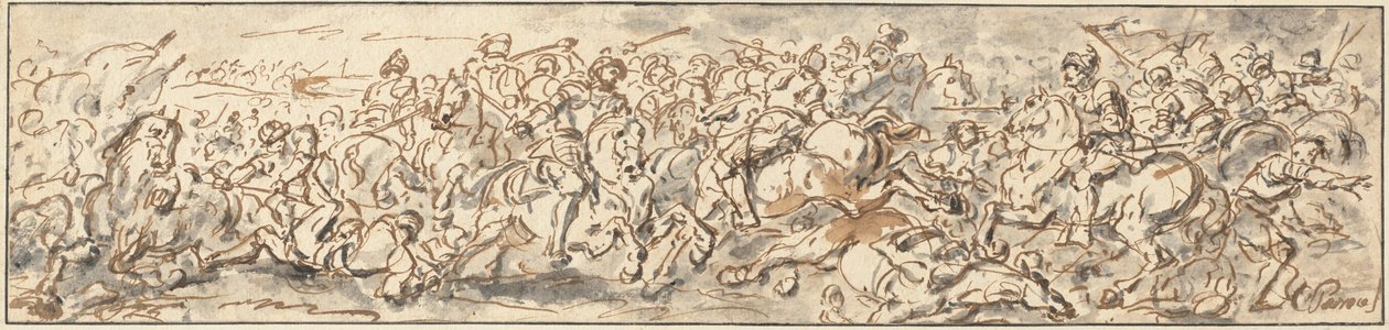 Kavalerikamp av Charles Parrocel