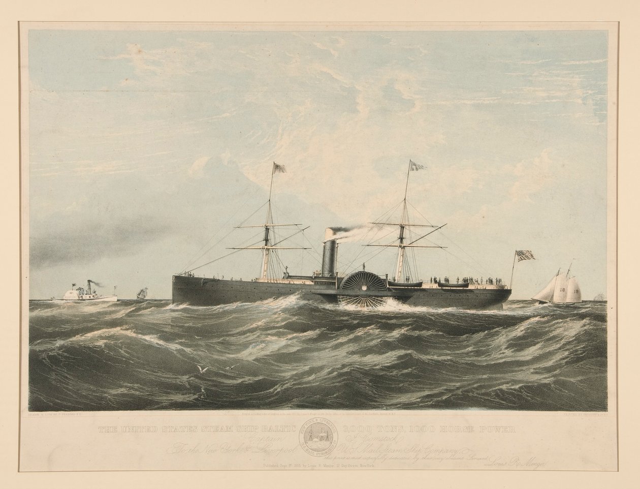 USAs dampskip Baltic av Charles Parsons