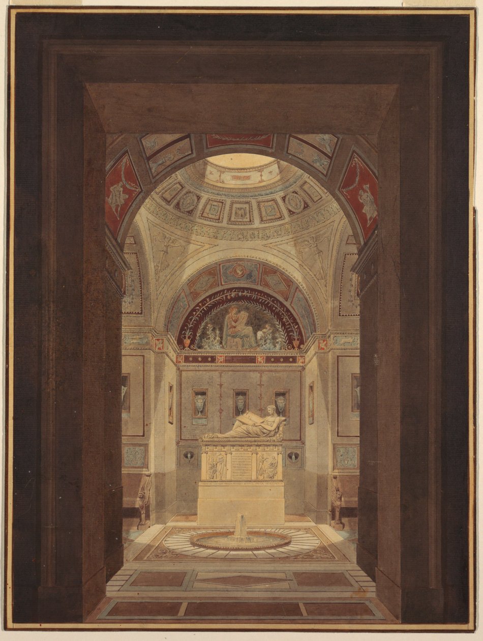 Gravkammer av Charles Percier