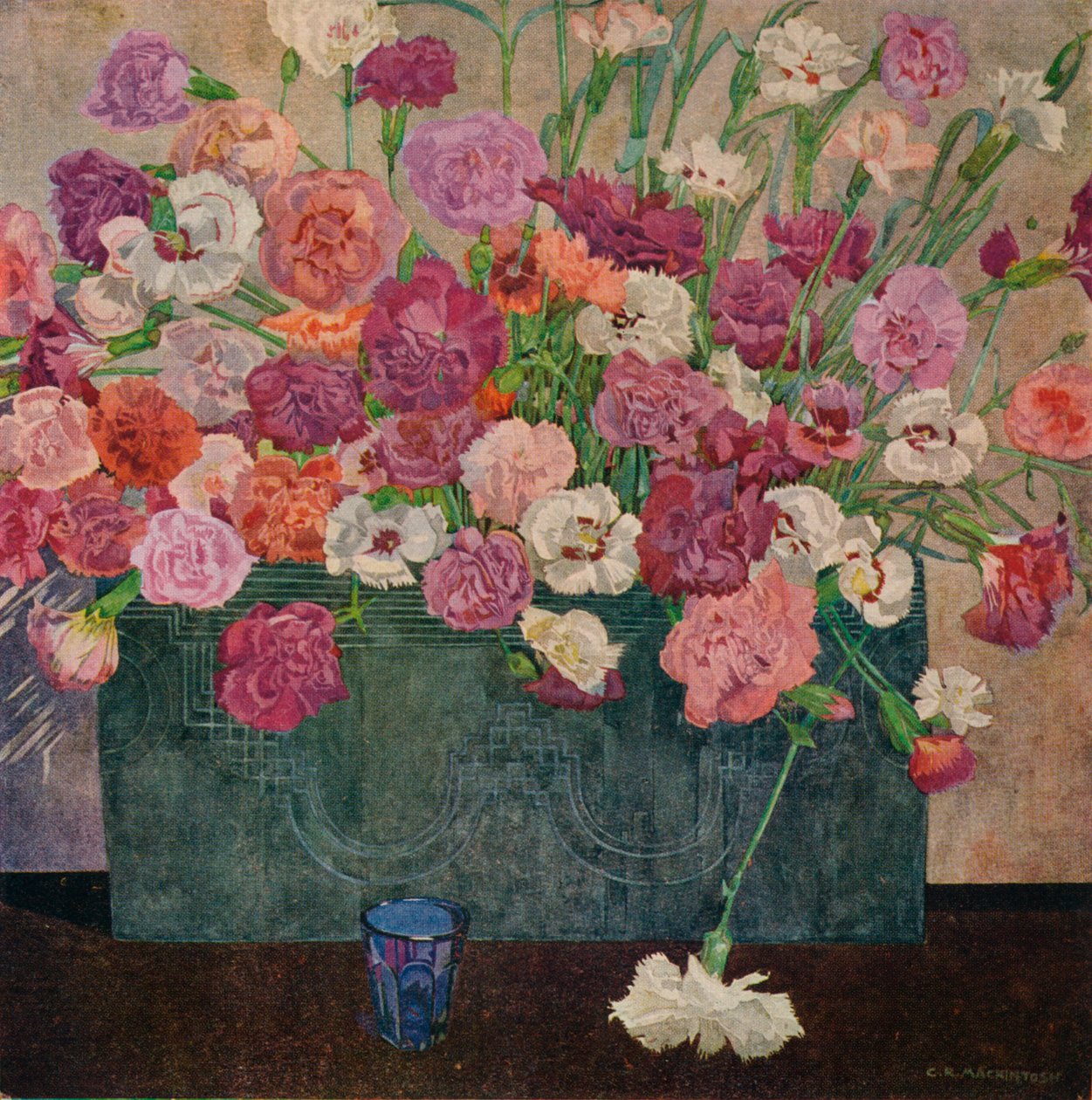 Pinks, c1920 av Charles Rennie Mackintosh