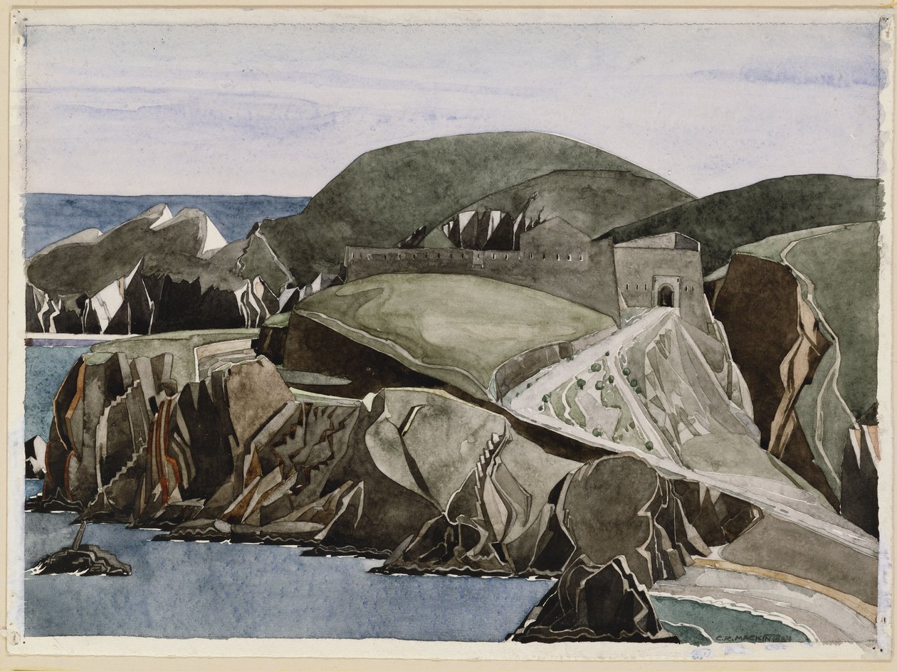 The Road Through the Rocks, ca.1926-27 av Charles Rennie Mackintosh