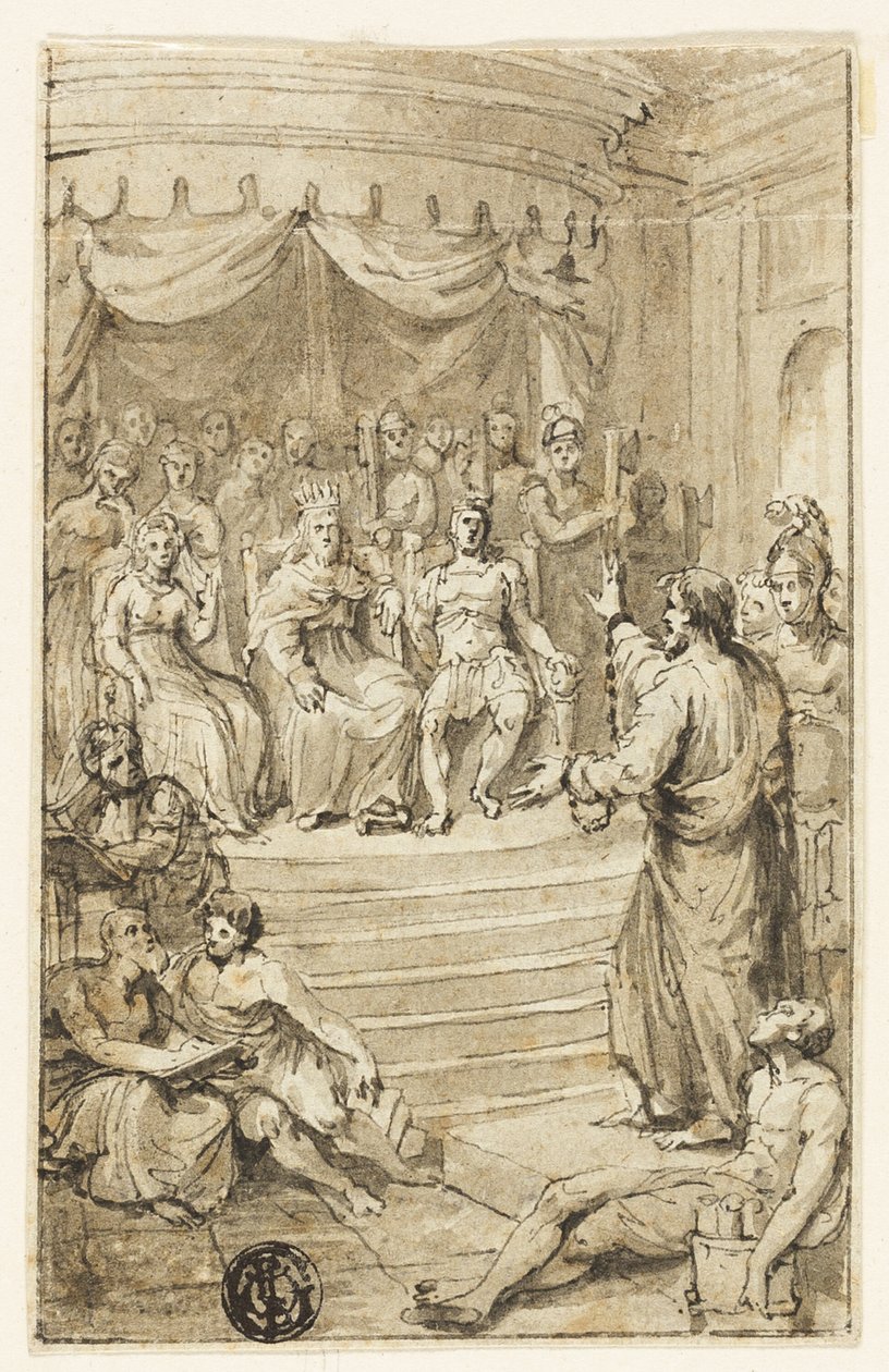 Paulus før Festus og Agrippa av Charles Reuben Ryley