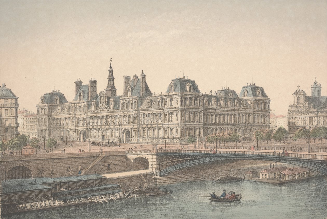 Rådhuset, Paris av Charles Riviere
