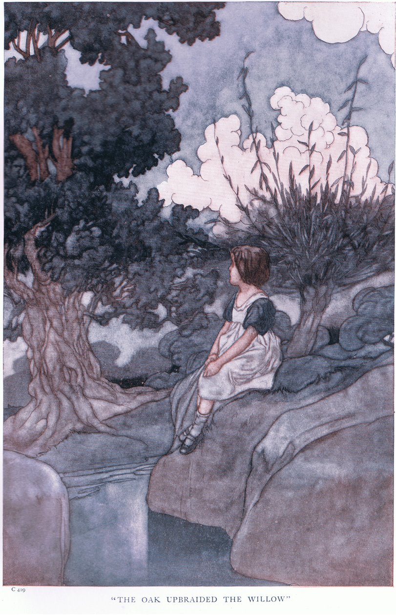 Eiken bebreidet Willow, 1930-tallet av Charles Robinson