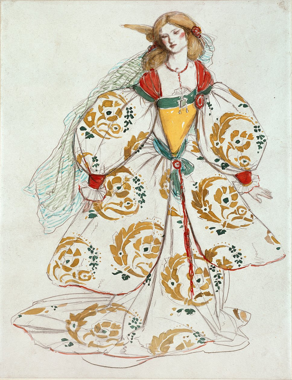 Kostymedesign, c1850-1880 av Charles S Ricketts