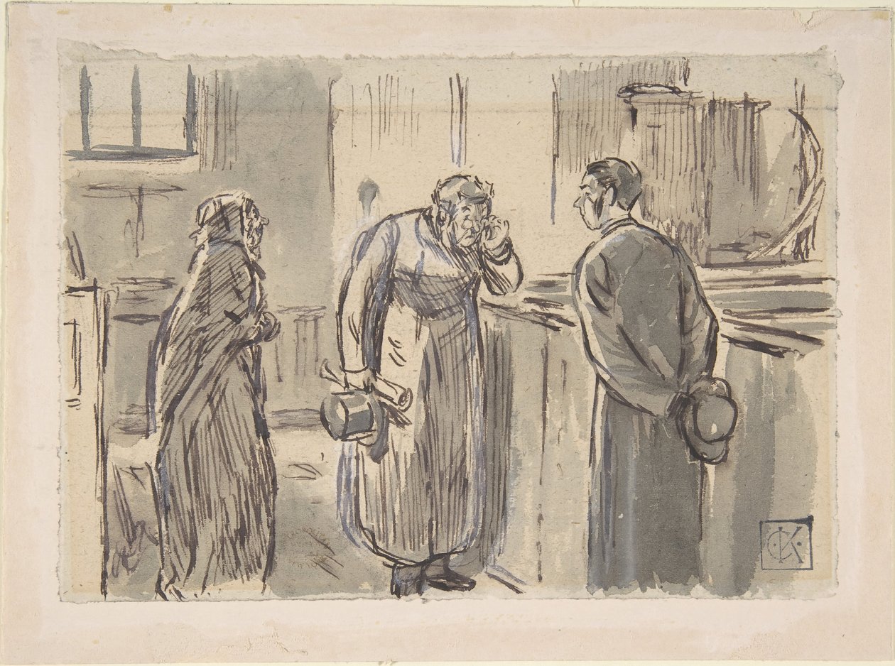 En vikar og en kurat, 1870-1891. av Charles Samuel Keene