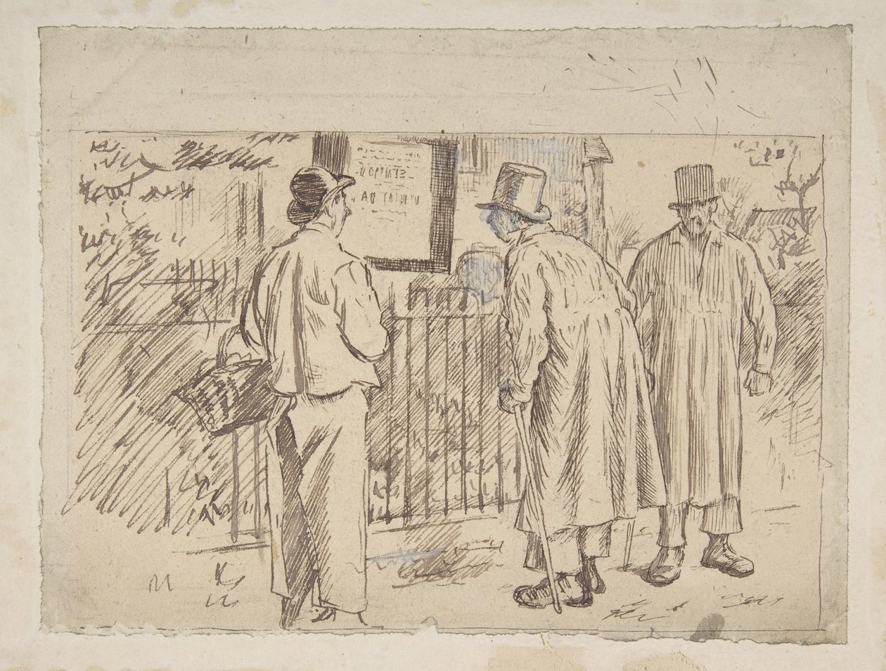 En ulv i fåreklær, 1870-1891. av Charles Samuel Keene