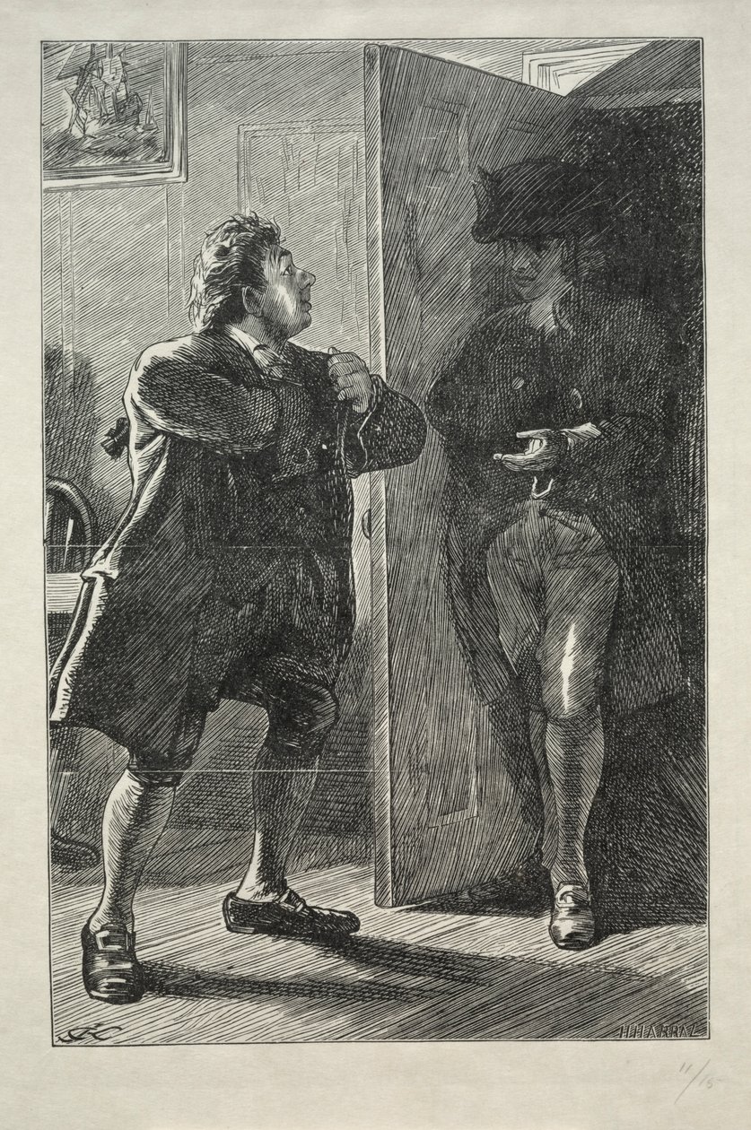En skuespillerferie, 1867. av Charles Samuel Keene