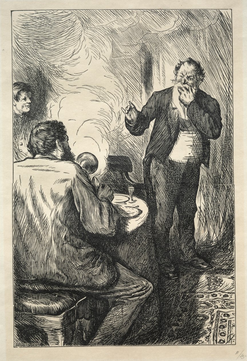 Røyking strengt forbudt. av Charles Samuel Keene