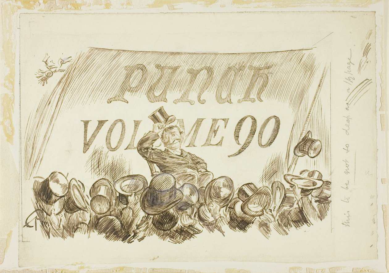 Studie for Punch, bind 90 av Charles Samuel Keene