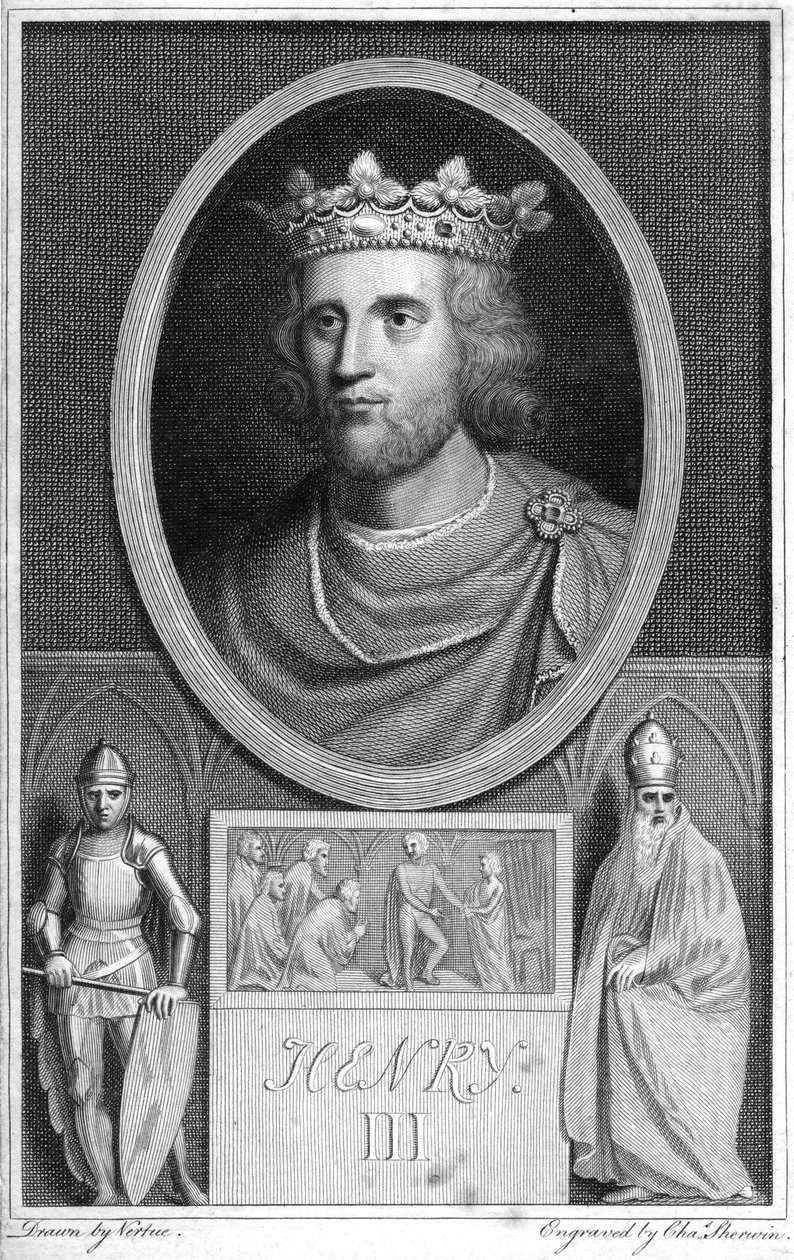 Henry III av England, 1700-tallet. av Charles Sherwin
