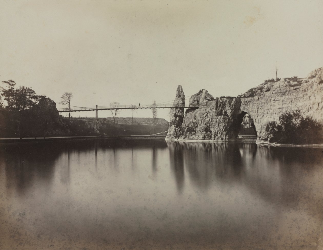 Buttes Chaumont, Paris, ca. 1860-årene. av Charles Soulier