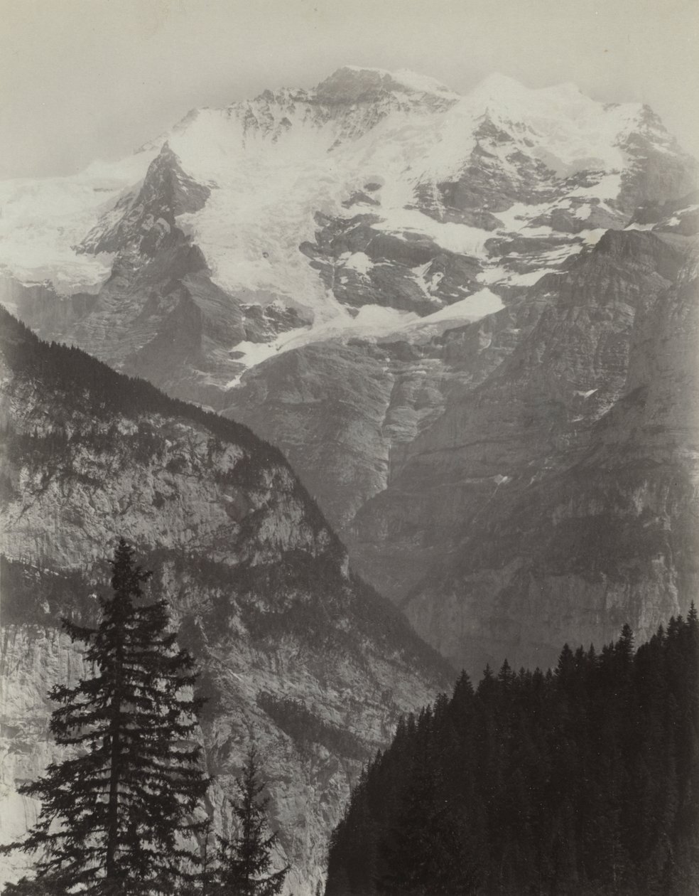 Jungfrau, Utsikt fra Murren, Sveits av Charles Soulier