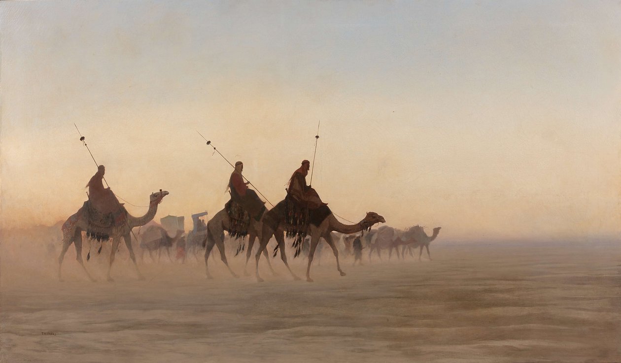 Flott campingvogn i Mekka. av Charles Theodore Frere