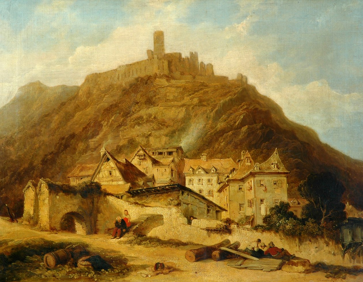 St Goar ved Rhinen av Charles Tomkins