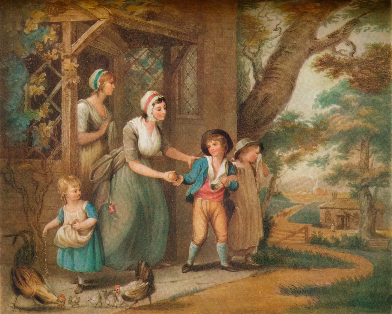 Going To School, c1800-tallet av Charles Turner
