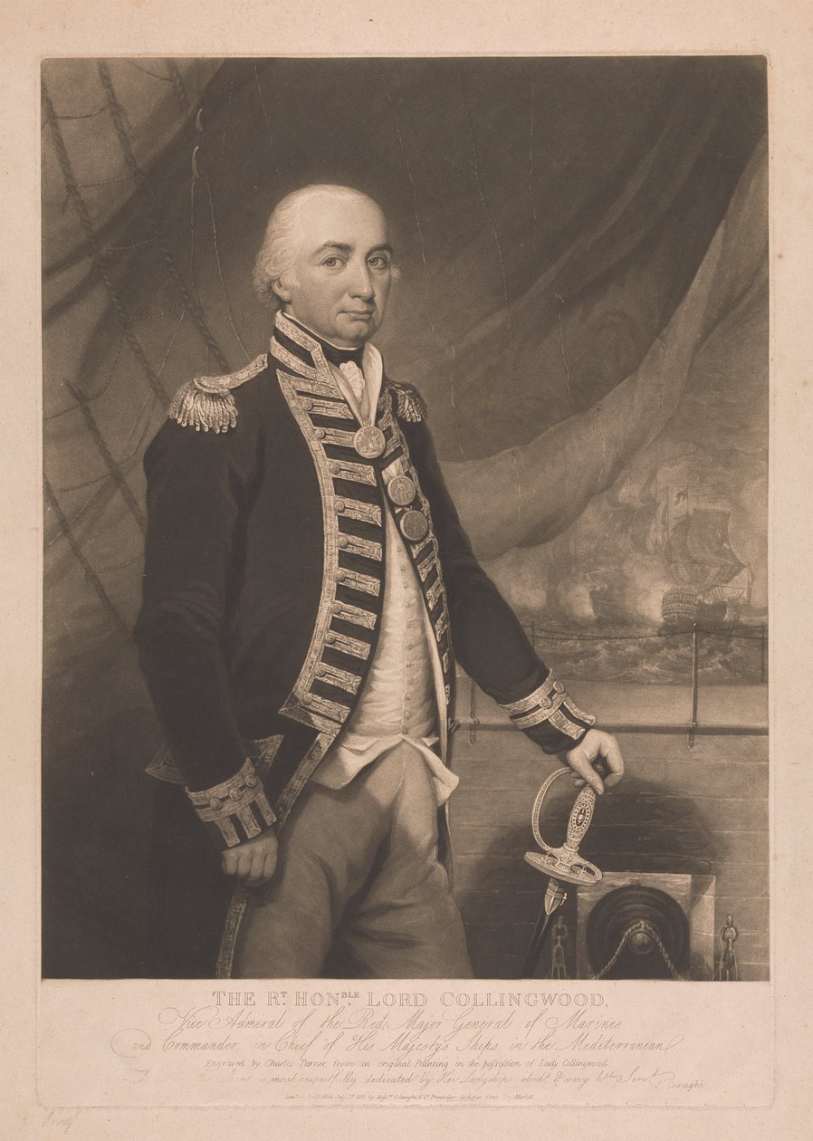 Lord Collingwood av Charles Turner