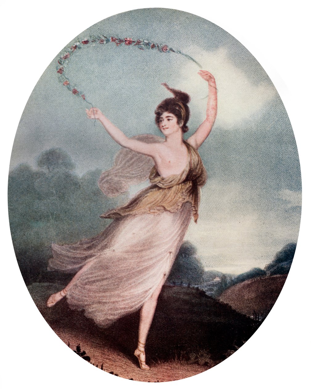 Frøken Celine Parisot, 1799. av Charles Turner