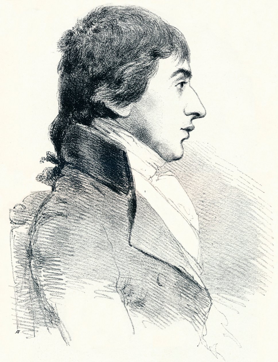 Portrett av JMW Turner, c1827 1904 av Charles Turner