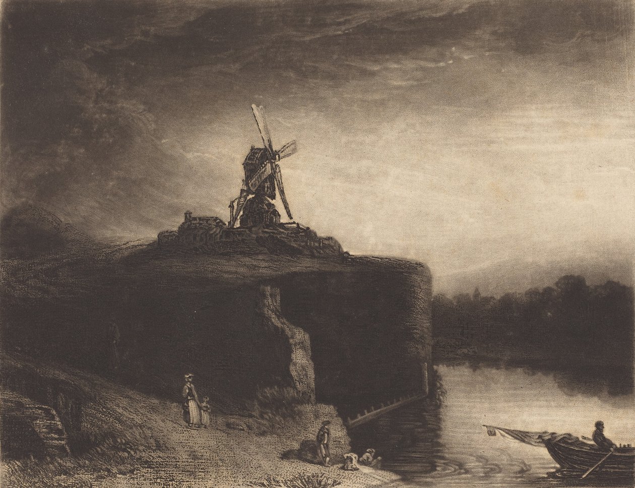The Mill, utgitt 1823. av Charles Turner