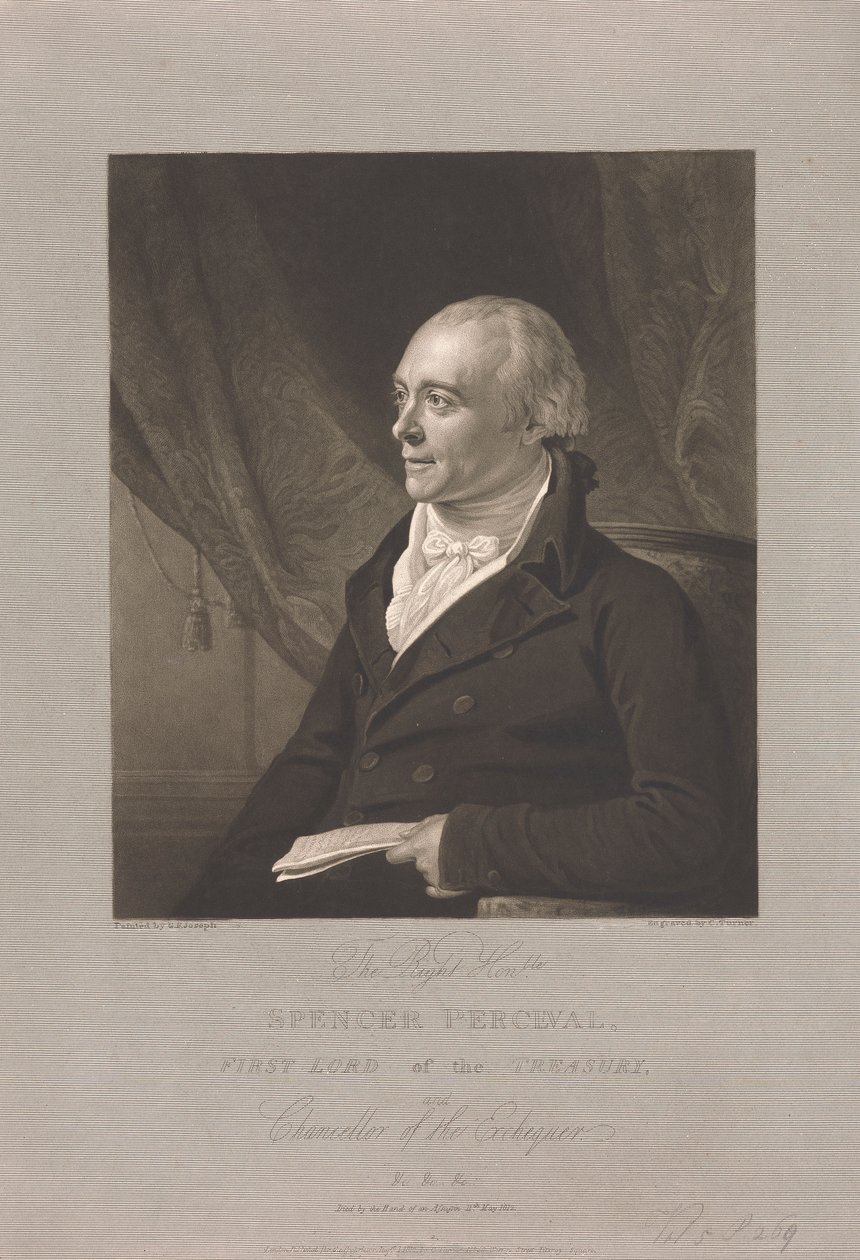 Den rette ærede Spencer Perceval av Charles Turner