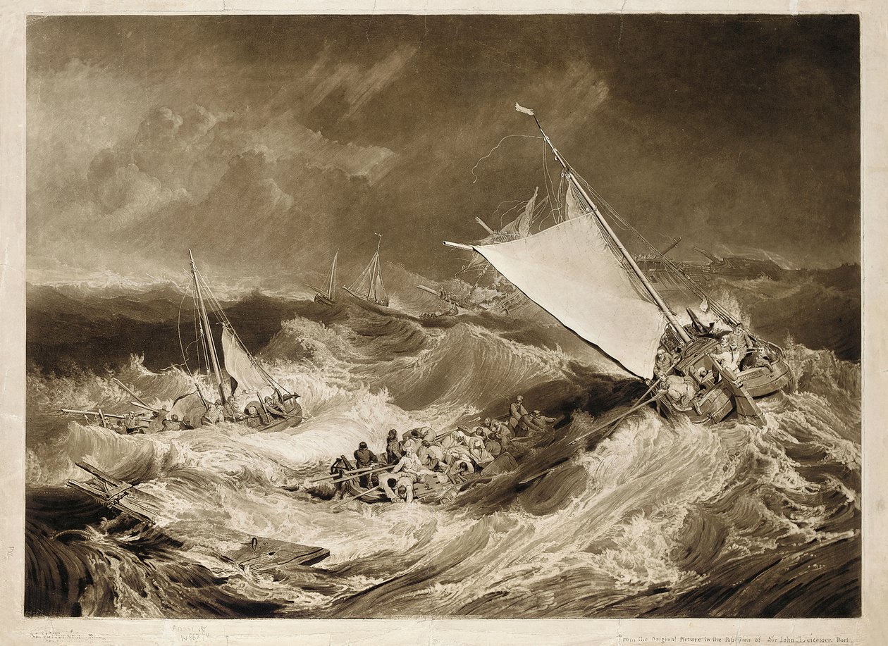 Skipsforliset, 1807 av Charles Turner