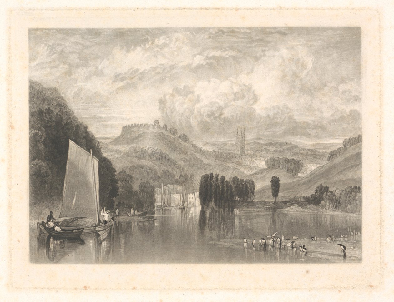 Totnes, på Darten av Charles Turner