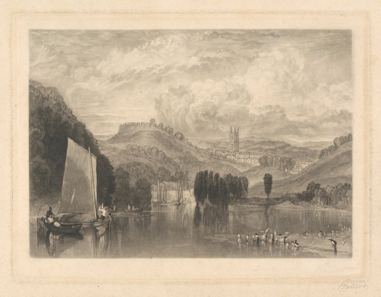 Totnes, på Darten av Charles Turner