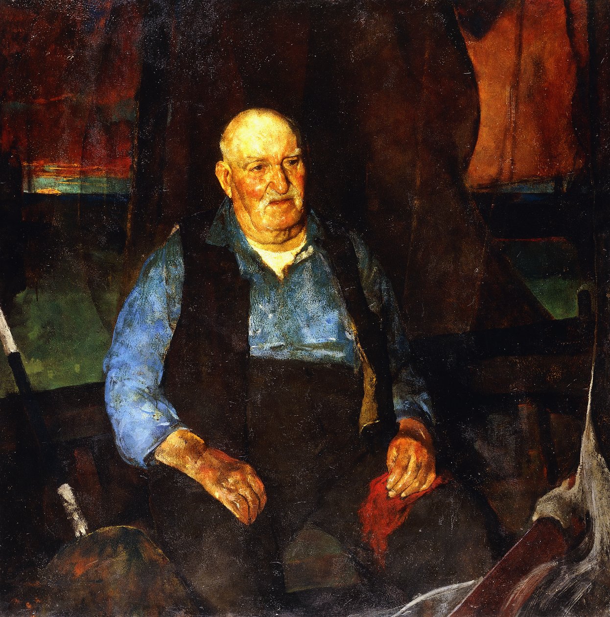 Førstestyrmann av Charles Webster Hawthorne