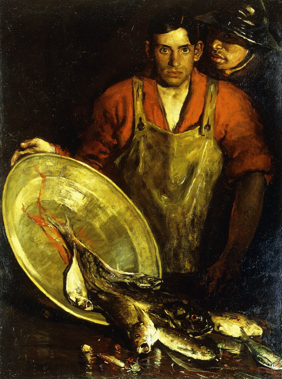 Fiskehandlere av Charles Webster Hawthorne
