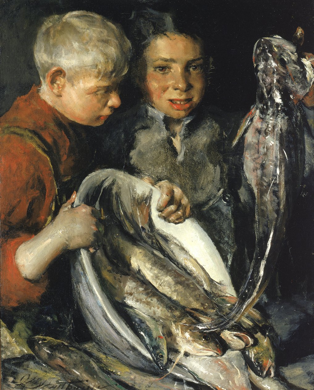 Fisher Children, ca. 1902. av Charles Webster Hawthorne