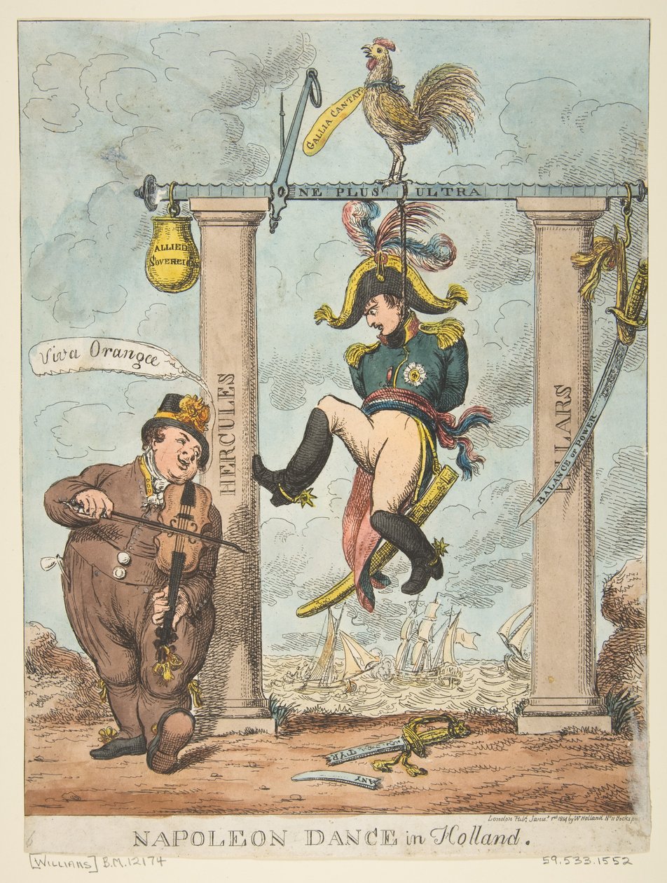 Napoleon-dans i Holland, 1. januar 1814 av Charles Williams