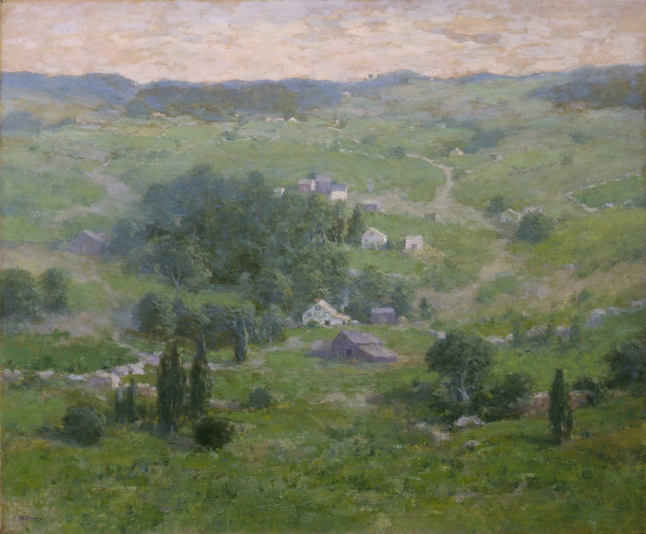 Forsommer, før 1910. av Charlotte B. Coman