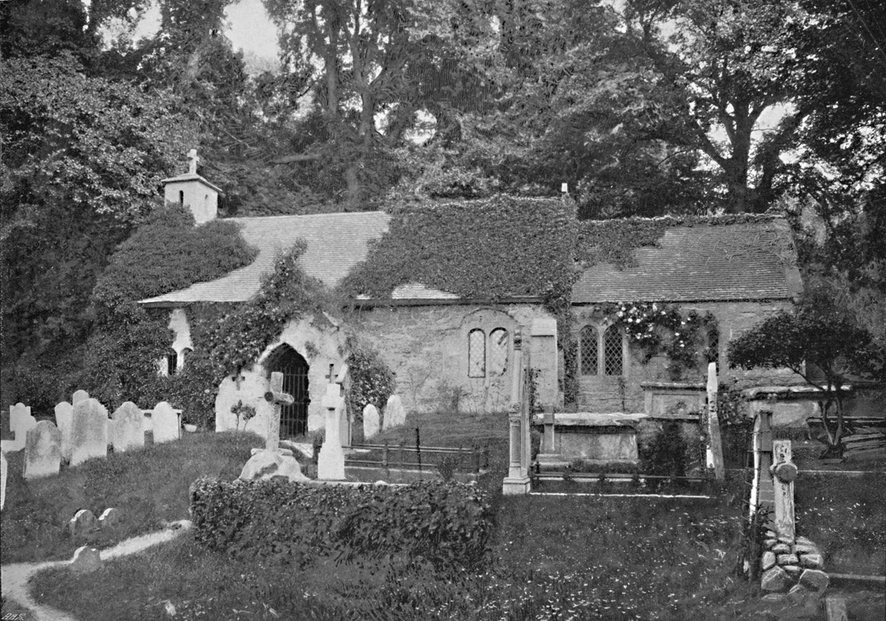 Bonchurch, Isle of Wight, c1896. av Chester Vaughan
