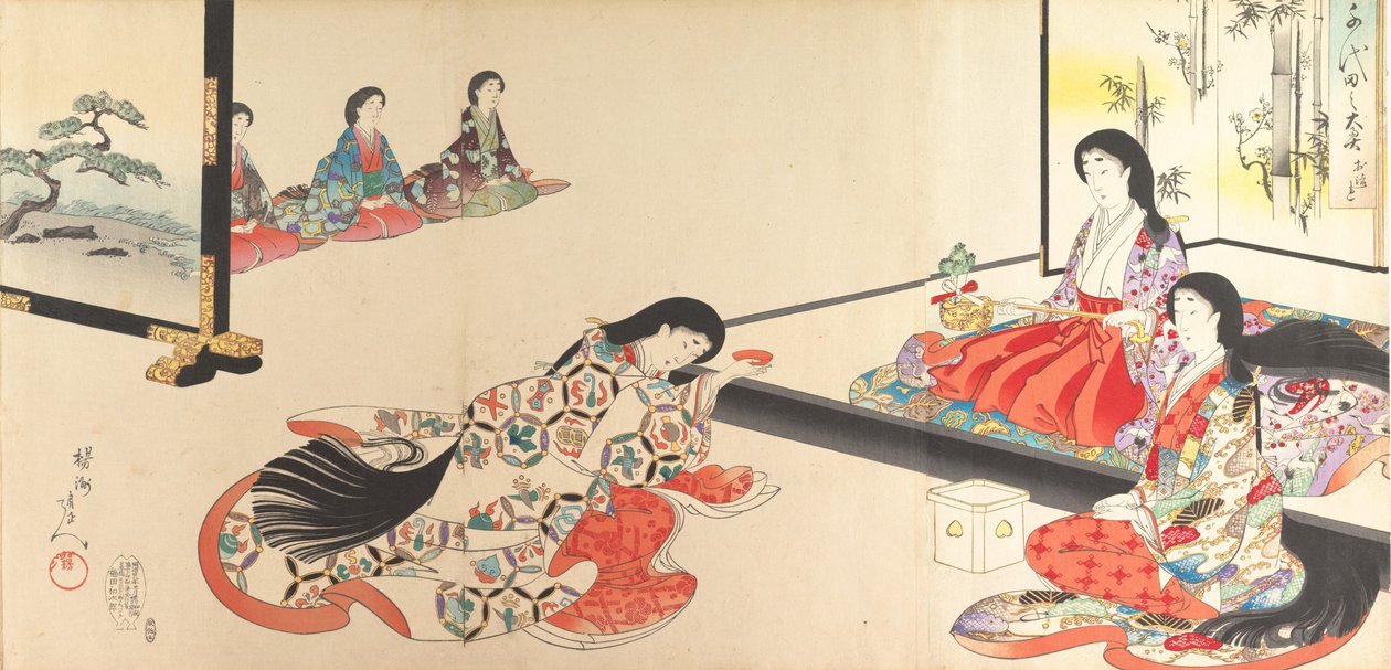 Chiyoda Castle Album of Women, 1895., 1895. av Chikanobu Yoshu
