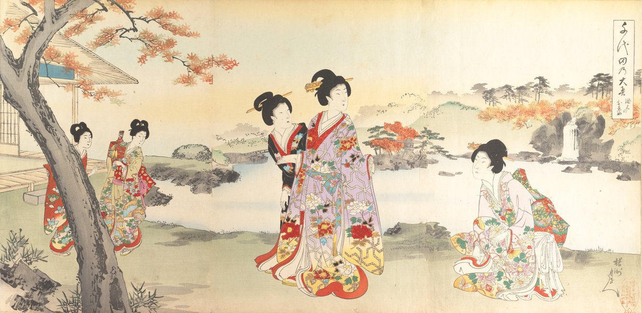 Chiyoda Castle Album of Women, 1895., 1895. av Chikanobu Yoshu